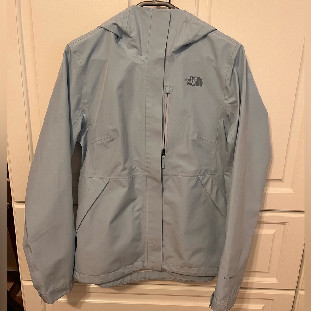 The North Face light blue shell